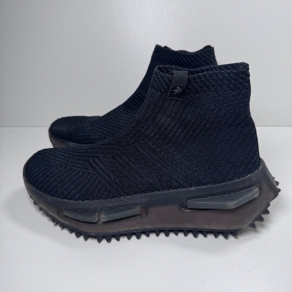 Adidas NMD S1 Sock Black Carbon Women's Primeknit BOOST Sneaker 7.5 Athleisure